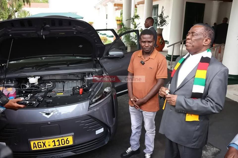 Photo: Maxwell Sangulani Chikumbutso Imported Chery Kaiyi Xuanjie Pro Ev From China As He Lied To The President It Was His Own Invention 4 20250129 1927175113613499946132907 2