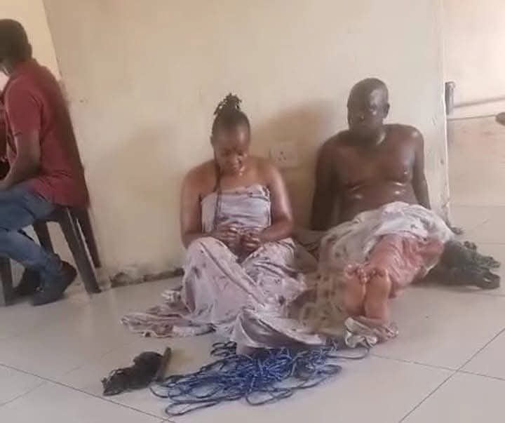 Video: Man Called For Family Meeting With His Uncles After He Caught His Wife Cheating With Another Man In Naked Blanket While Sweating 1 fb img 17367058469808457467009004592844