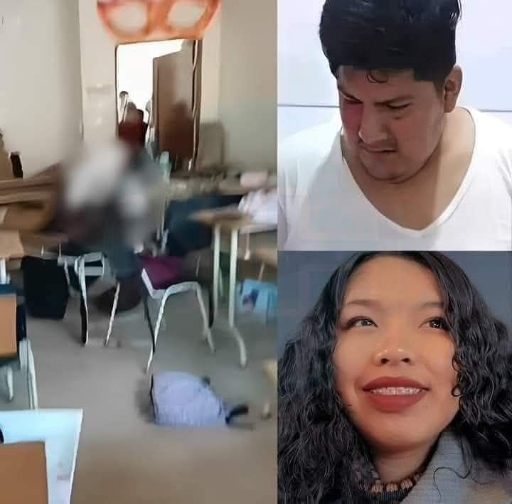 Video: Kamila Pacasi Zanga Is The Girl Who Was Stabbed To Death By A Man, Marco Calle Huanca, With A Knife In Front Of Her Fellow Students In The Classroom Posted By Slim Kay 1 fb img 1737358983116463950597371879217 2
