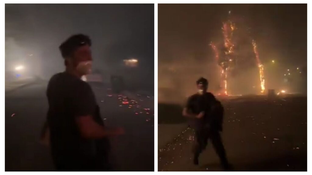 Video: Tanner Charles And His Friend With Their Dog Have Been Evacuated After They Got Trapped In Palisades Wildfires In North Of Rustic Canyon 1 incollage 20250108 1432205893929666169916909541