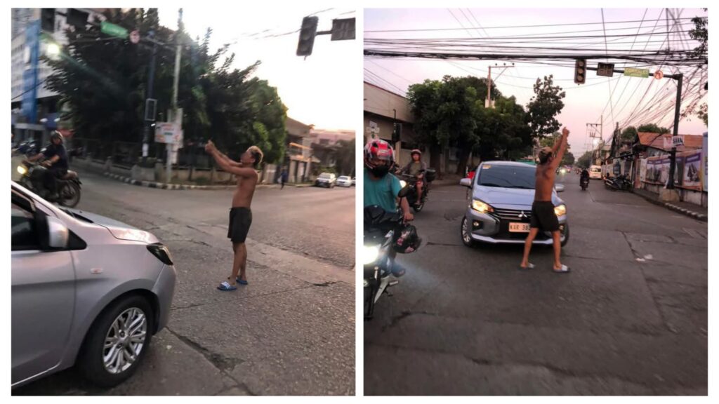 Photo: Shirtless Man Holding Shabu Gun While Blocking A Car At Traffic In Corrales-General Luna 3 incollage 20250117 1131094884754843723258116872 1024x576 2