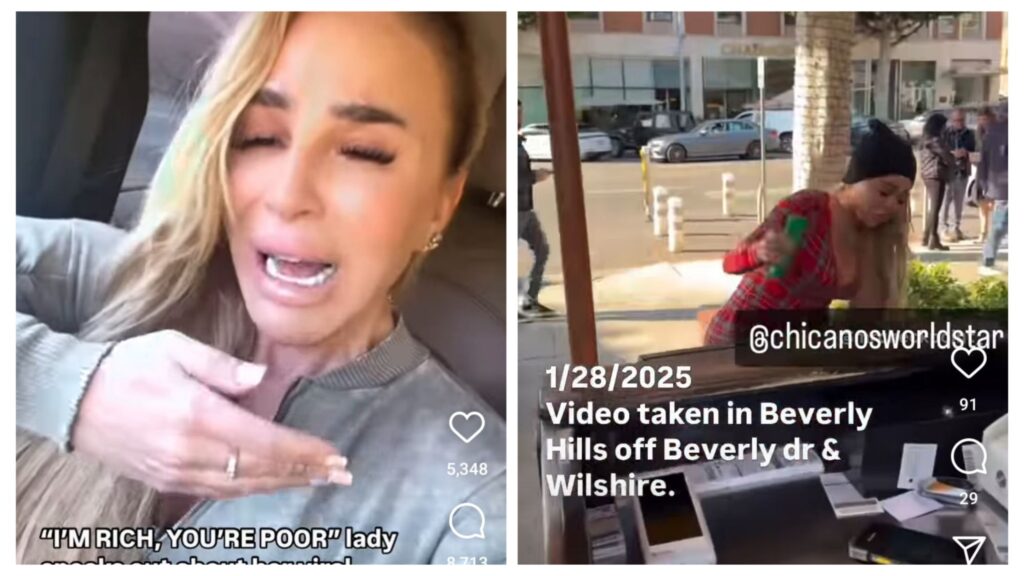 Video: Scott Storch Babymama, Florence Mirsky, Said The Mexican Vendors Grabbed Her Ass After She Called Them A Wetback As She Refused To Pay Her $50 Bill For Valet In Beverly Hills Off Beverly Dr&Nbsp; &Amp; Wilshire 1 incollage 20250130 1017404416651416449188512433 1024x576 2