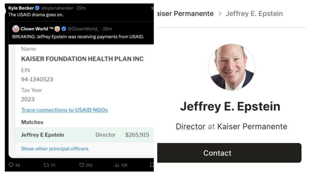 Photo: Journalist Confirmed Jeffrey E Esptein Received $265,915 In Payment From Usaid 7 incollage 20250206 0918435693080559454723431273 1024x576 2