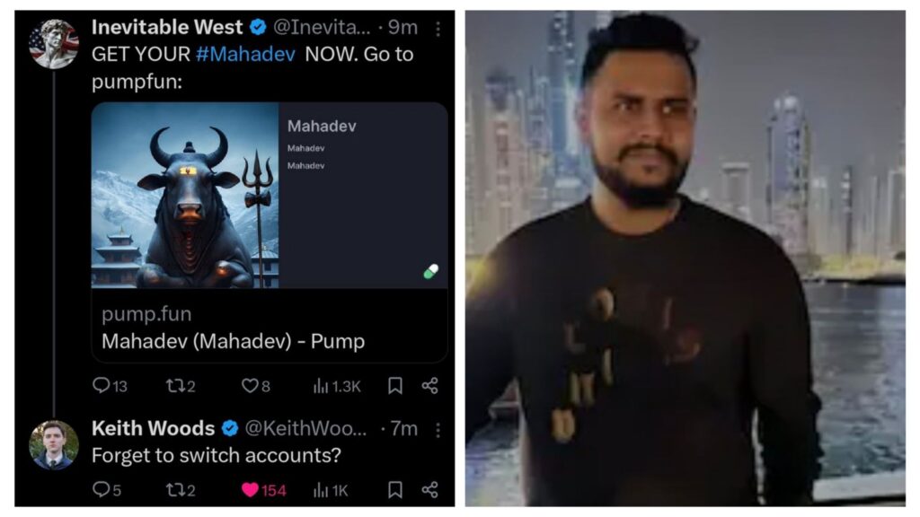 Photo: Inevitablewest Exposed A Indian Crypto Scammer As He Used His Burner Account To Promote Mahadev Hindu God Coin On Pumpfun 1 incollage 20250206 105143469541941837680231881 1024x576 2