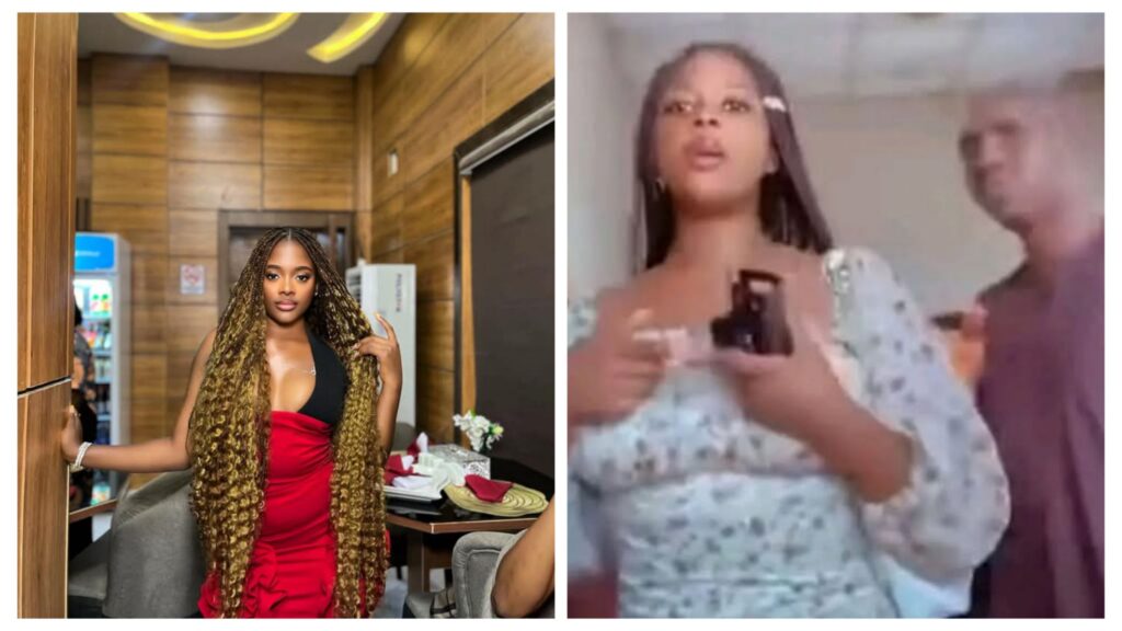Video: Nigerians Storm Tiktok Account Of 300L Unizik Girl, Pim Pim Mbakwe, Who Went Viral For Biting A Lecturer, Dr Chukwudi Okoye, While Fighting After Saying Excuse Me 4 incollage 20250212 100008933822360762417318174 1024x576 2