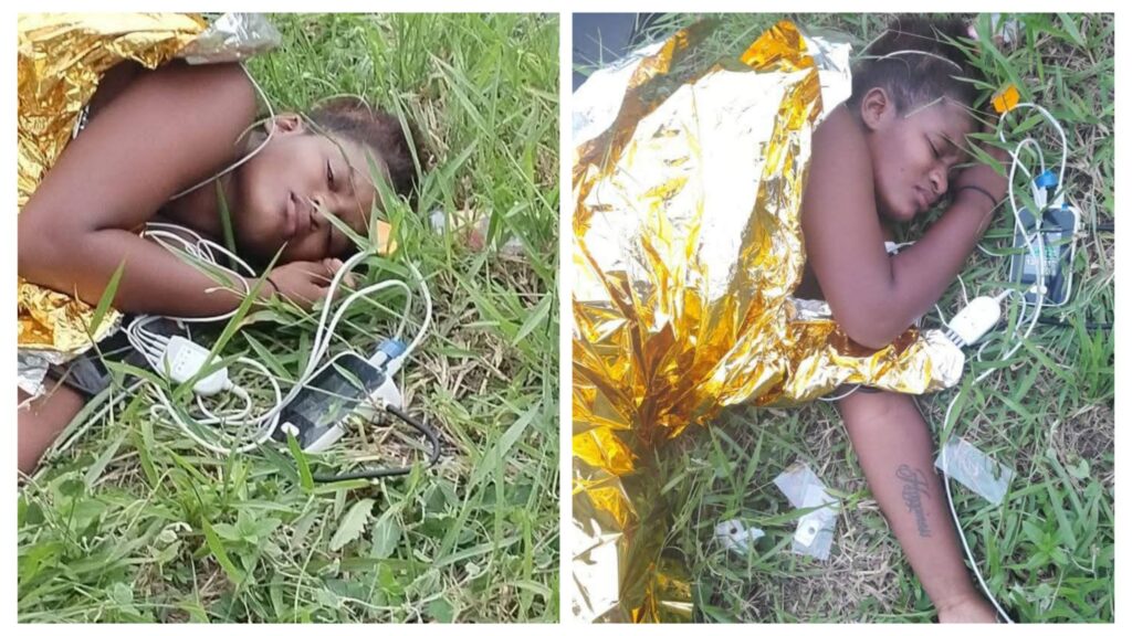 Photo: Journalist Shared Pictures Of A Woman With Happiness Tattoo Lying Unconsciously In The Bush In Scottburgh Mall 1 incollage 20250214 2106240405419741949687119607 1024x576 2