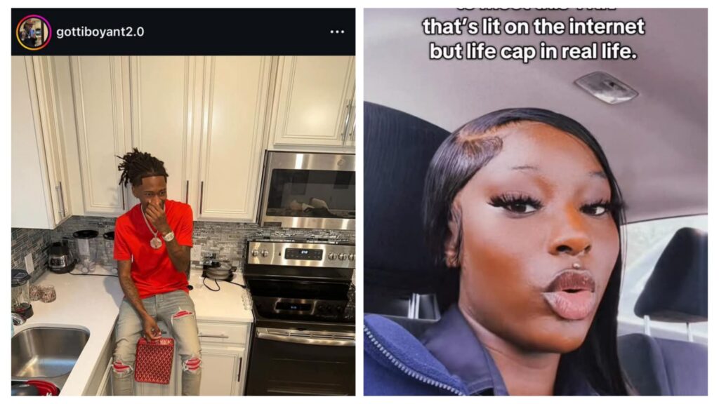 Video: Rapper, Gottiboyant Anthony James, Called Iiamstk Kimmy Carter, A Catfish Over Sore Throat Spray After He Failed To Book $300 Hotel. 1 incollage 20250220 1832266244297694234986783985 1024x576 2