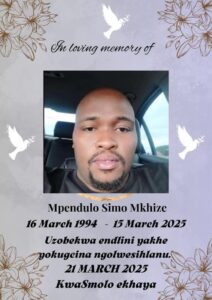 Photo: Khabazela Mpendulo Simo Mkhize&Nbsp; Shot Dead Inside Police Station In Hluhluwe 3 fb img 17424539672687100496874407220126