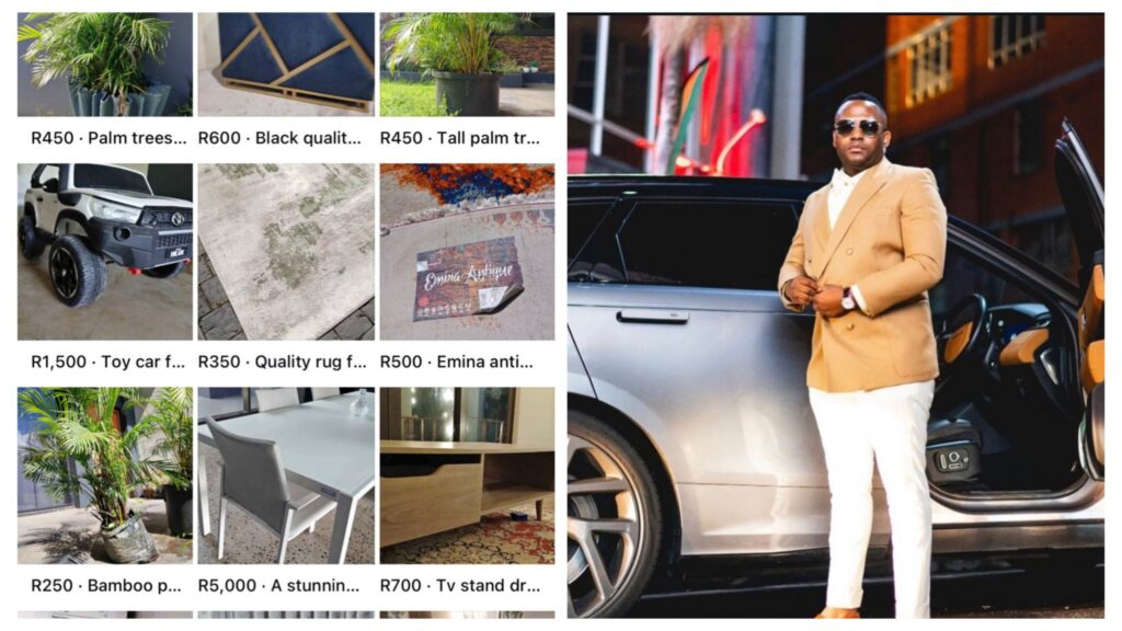 Photo: Kgolo Mthembu Of Da Guru Is Selling His Furniture With Cars On Facebook Marketplace After Going Broke 7 incollage 20250301 114020780227516091014696607 1024x576 2
