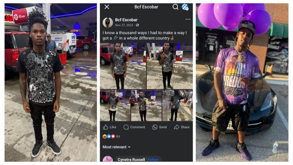 Photo: Americans Have Found Facebook Account Of Killer, Bcf Escobar, Who Unalived Lil Ronnie With His 5-Year-Old Daughter, Princess R'Mani, At Slappy'S Carwash In Forest Hill 1 incollage 20250305 2207085153722544980331987222 1024x576 2