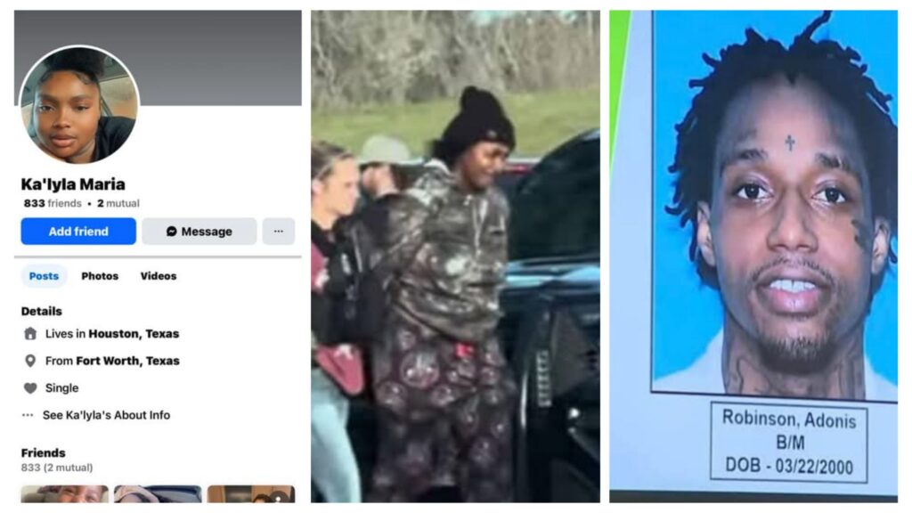 Photo: Police Have Arrested Adonis Robinson'S Girlfriend, Ka'Lyla Maria, Who Was The Driver Driving The Fugitive Killers In The Car After They Killed G$Lil Ronnie With R'Mani Sibley 1 incollage 20250307 1146427187711764218283643342 1024x576 2