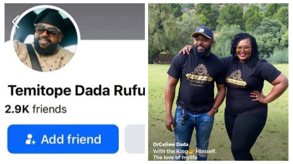 Photo: Temitope Dada Rufus Is The Unemployed Nigerian Barber Husband Of Dr Celiwe Dada Who Is Abusive With R23K Mercedes Benz Glb Installments 3 incollage 20250320 1443226647853006899884112115