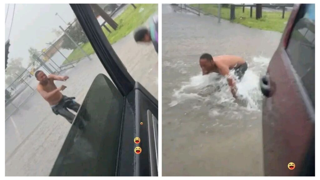 Video: Facebook User, Richie Smith With Friend, Reggie Bell, Swimming In Flood After Rainfall In Memphis 1 incollage 20250406 0442350762905877916178486243 1024x576 2