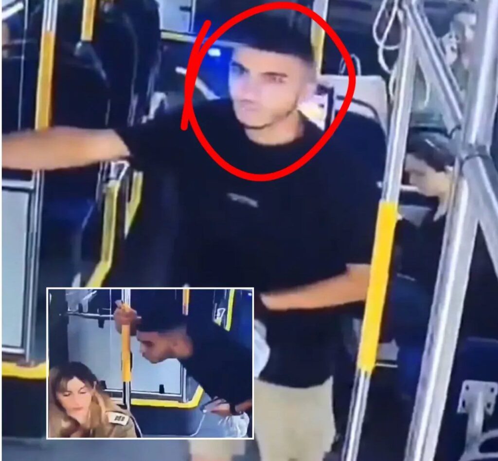 Video: Arab Man Spat On Female Idf Soldier On A Bus In Ramat Gan 1 20250518 1706265280671337391248244 1024x947 2