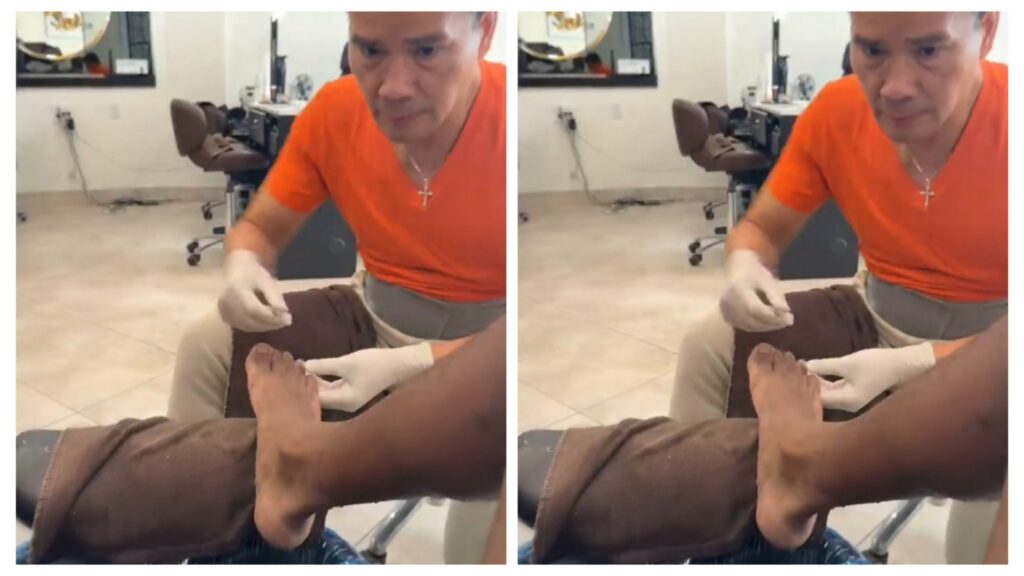 Video: Old Asian Man Suspected To Be Chinese Nail Tech Seen Sucking Of Creator, Killa10Inch, Dick While Having A Pedicure In Viral Video 1 incollage 20250707 0923465052639190929707257445 1024x576 2