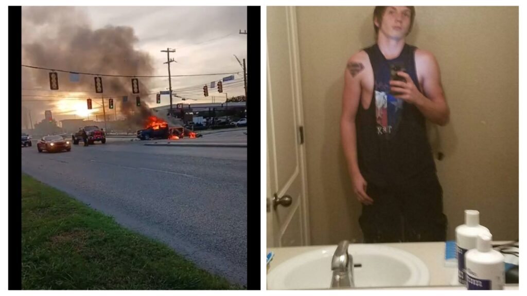 Video: Motorcyclist, Chandler Krueger, Has Passed Away After Truck Went Up On Flame During Car Accident In Sw Military &Amp; Logwood Ave In San Antonio 1 incollage 20250728 0828262301305737544756524274 1024x576 2