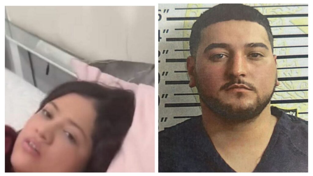 Video: Pregnant Wife, Emily Loredo, Caught Her Ex-Boyfriend, Brando A Carrizales, Cheating On Her With Another Woman, Sarahy Hernandez, Who Was In Bed Under Blanket 1 incollage 20250805 1453442781244986889552551059 1024x576 2