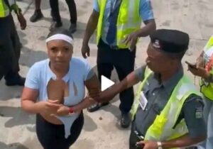 Bobby Video: Female Passenger, Comfort Emmanson, Breast Goes Viral For Not Wearing Bra After She Slapped An Air Hostess On Ibom Air 1 incollage 20250811 1151163952080509336569243654 300x210 2