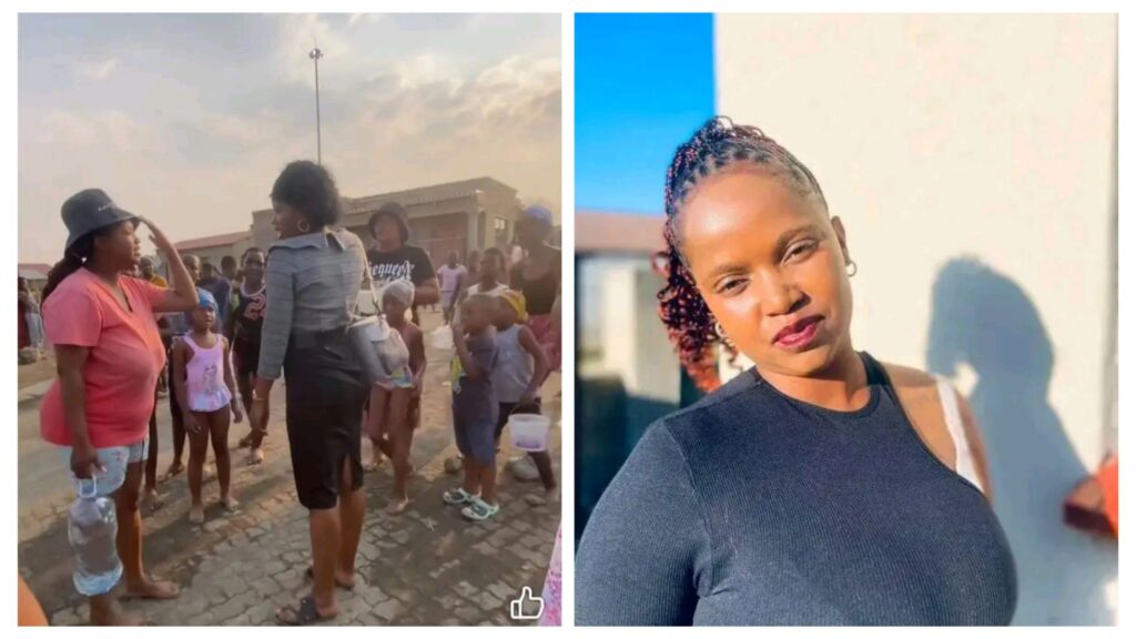 Video: Woman Failed Her Interview After A Woman Wearing Pink Top, Mampho Nicolette Modise, Poured Water On Her During Spring Day In Leandra, Mpumalanga 1 incollage 20250904 1407591071451760203624226285 1024x576 2